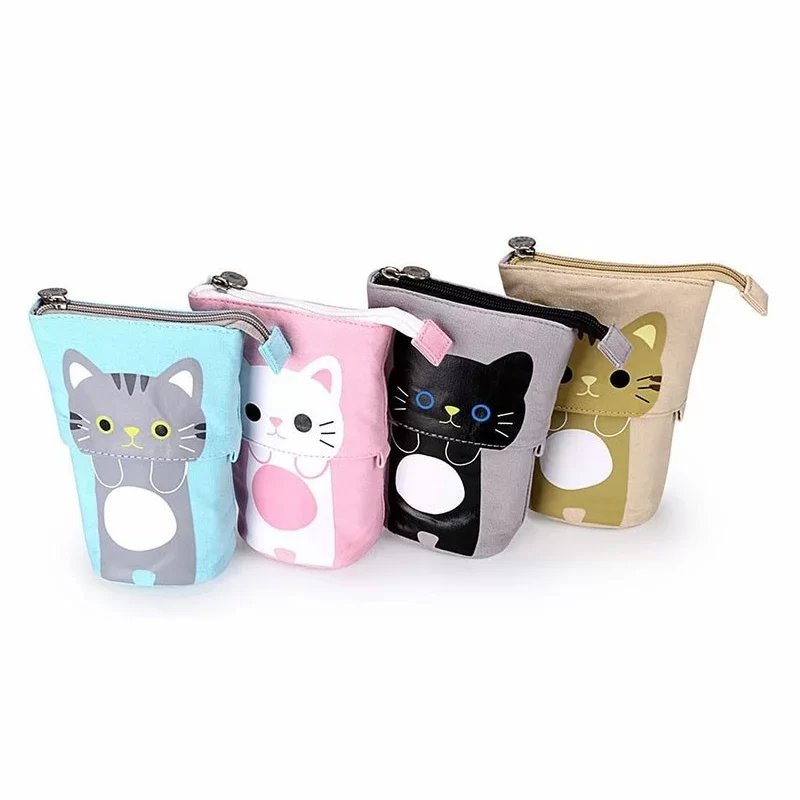 Foldable Canvas Pop-up Pencil Case